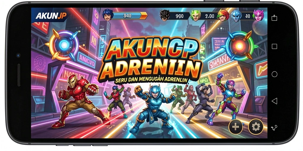 Tampilan gameplay AKUNJP yang penuh aksi dan tantangan menarik.
