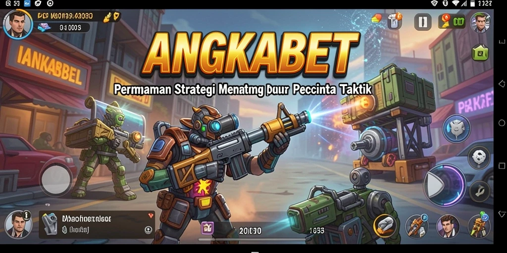 Screenshot ANGKABET menampilkan pertarungan strategi yang intens.