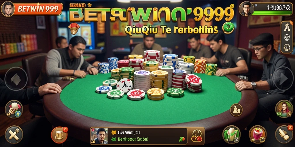 Tampilan gameplay seru dari BETWIN999 dalam permainan QiuQiu.