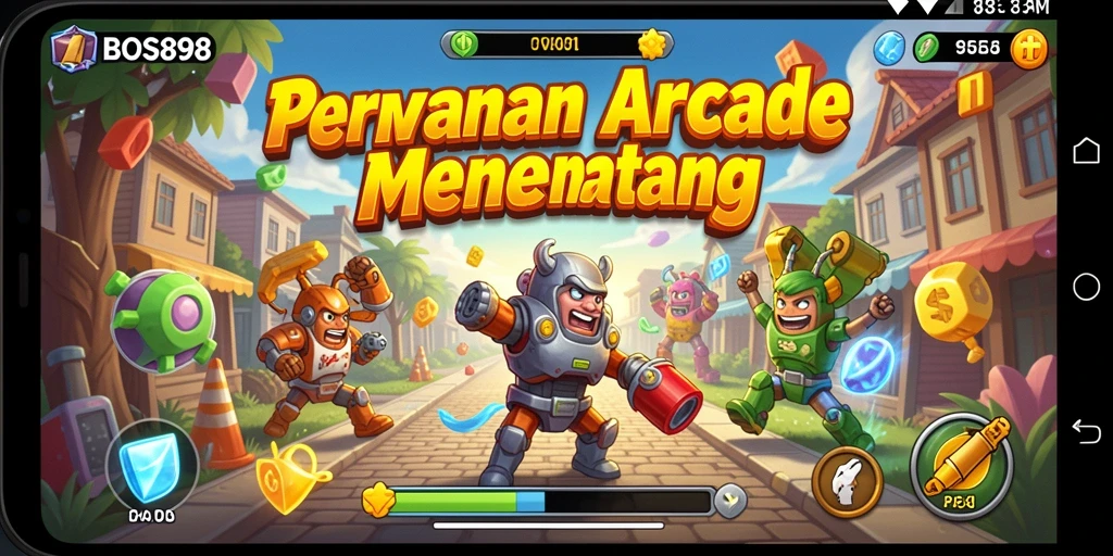 Screenshot utama BOS898 menampilkan momen aksi seru gameplay Arcade.