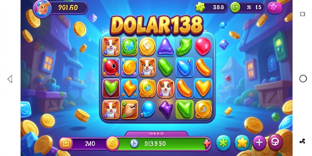 Gameplay seru DOLAR138, mencocokkan buah-buahan warna-warni.