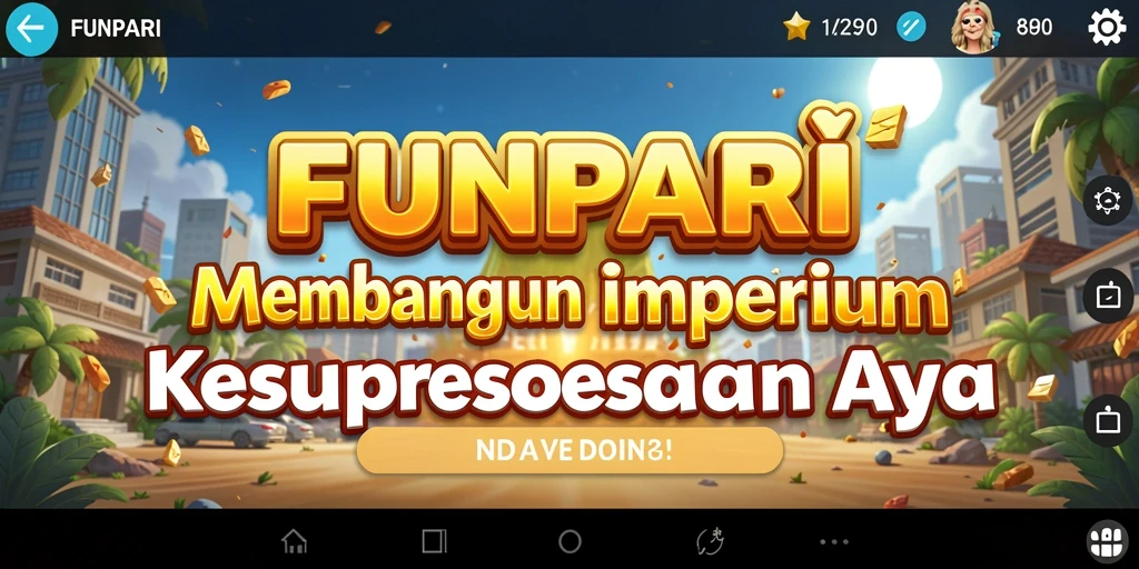 Gameplay seru dan manajemen bisnis yang menarik dalam FUNPARI.