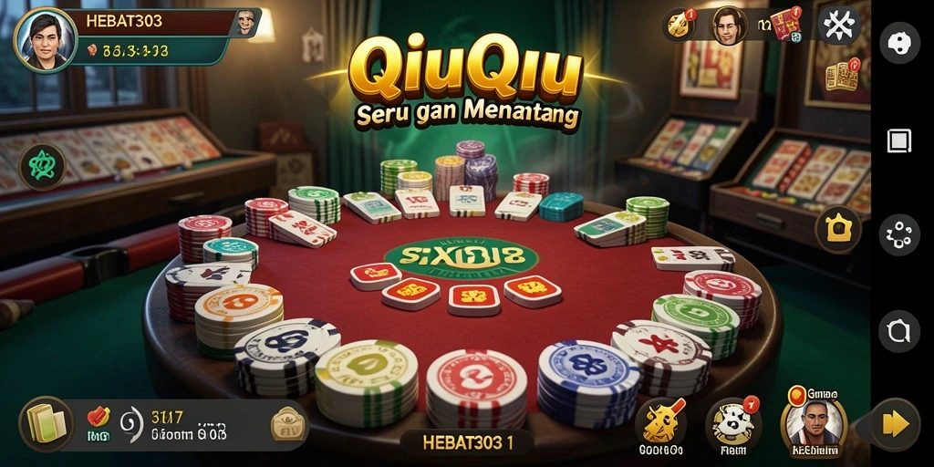 Tangkapan layar gameplay seru HEBAT303 dalam QiuQiu.