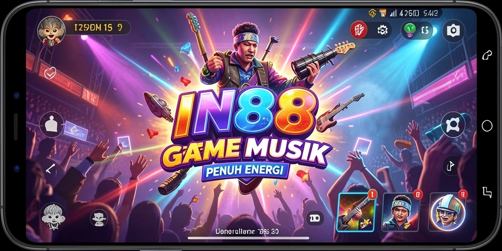 Tampilan screenshot gameplay IN88 yang penuh warna dan dinamis.