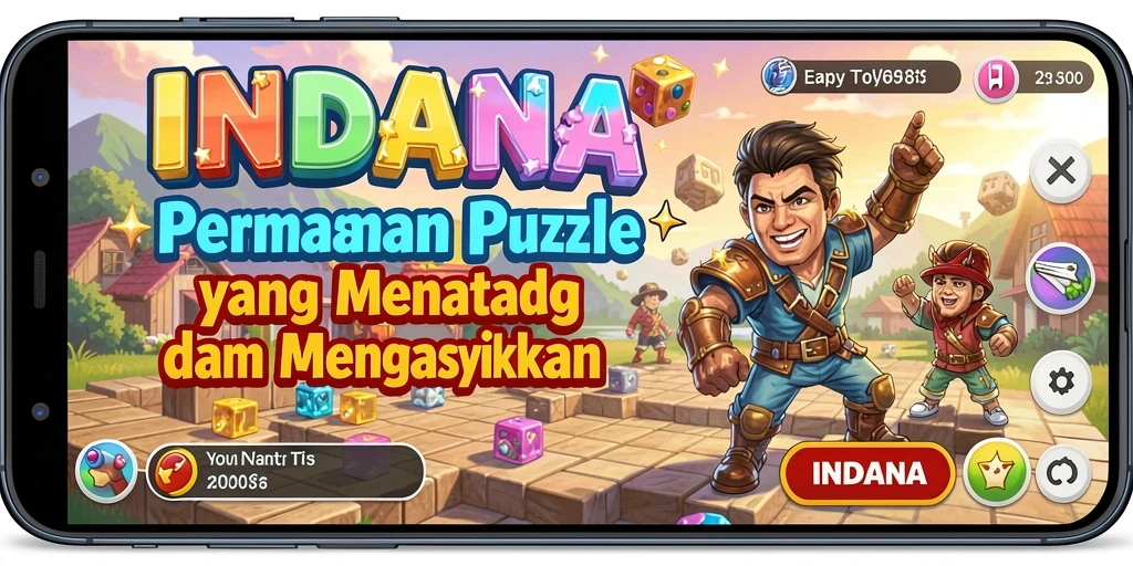 Menampilkan gameplay menantang yang penuh teka-teki seru di INDAAA.