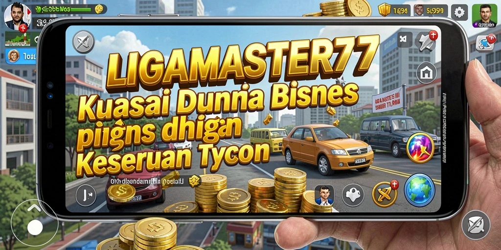 Screenshot gameplay LIGAMASTER77 menampilkan keseruan dunia Tycoon.