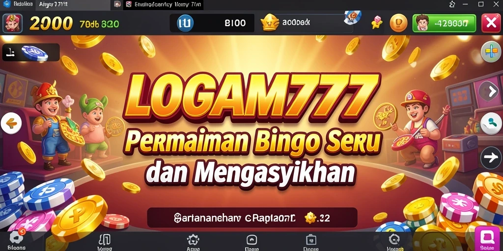 Screenshot gameplay menarik dari LOGAM777 yang menunjukkan suasana permainan Bingo.