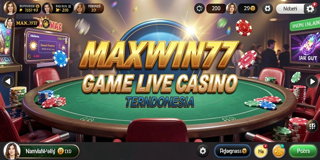 Tampilan gameplay Live Casino yang menarik dan interaktif.