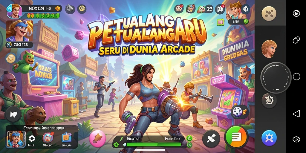 Screenshot gameplay NOX123 yang menunjukkan aksi seru dan tantangan.