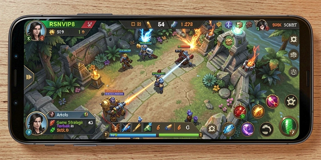 Tampilan gameplay menakjubkan dalam RSNVIP8 dengan strategi yang mendalam.