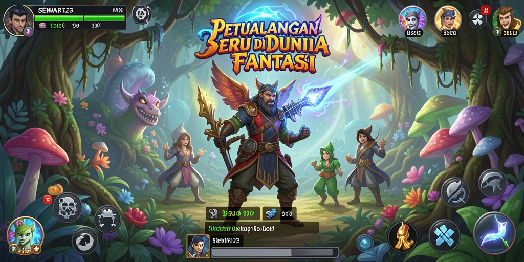Tangkapan layar dari gameplay SEMAR123 menampilkan aksi seru dalam petualangan.