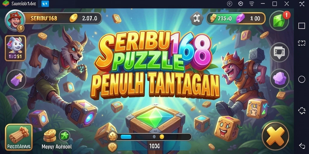 Tampilan gameplay menantang dari SERIBU168 dengan berbagai teka-teki menarik.