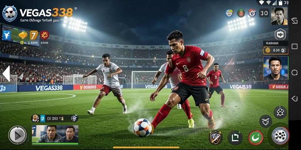 Tampilan gameplay menarik dari VEGAS338 dengan aksi olahraga yang seru.