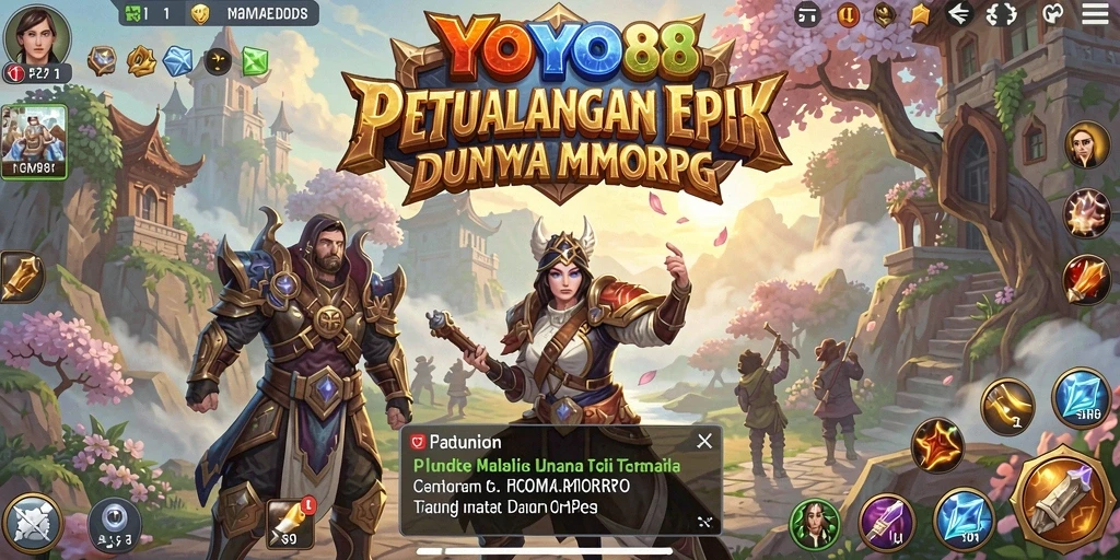 Gameplay seru YOYO88 dengan petualangan MMORPG yang mendebarkan.